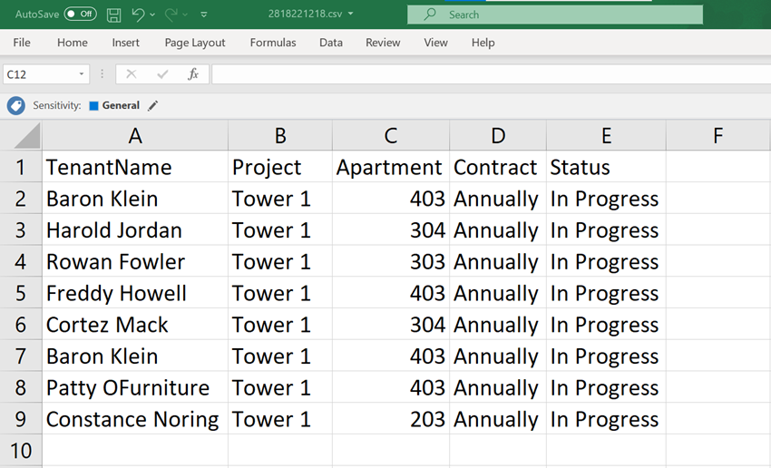 Export filtered gallery records to CSV file from PowerApps